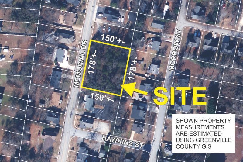 0 Memorial Dr, Greer, SC à vendre - Aérien – Image 2 sur 4