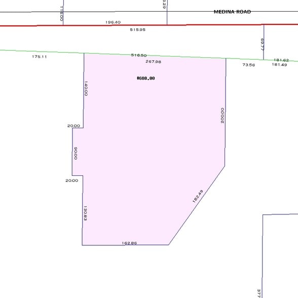 686 Medina Rd, Medina, OH à vendre - Plan cadastral – Image 3 sur 3