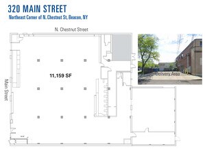 320-322 Main St, Beacon, NY à louer Plan d’étage– Image 2 sur 3