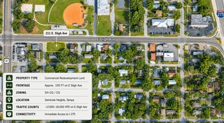 Plus de détails pour 211 E Sligh Ave, Tampa, FL - Terrain à vendre