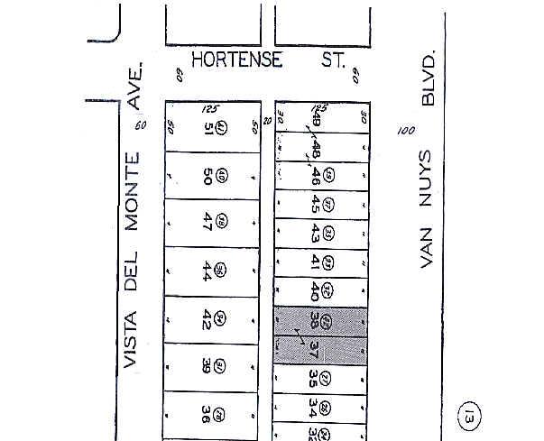4533 Van Nuys Blvd, Sherman Oaks, CA à louer - Plan cadastral – Image 2 sur 2