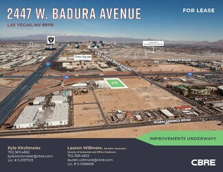 Plus de détails pour 2447 W Badura Ave, Las Vegas, NV - Terrain à louer