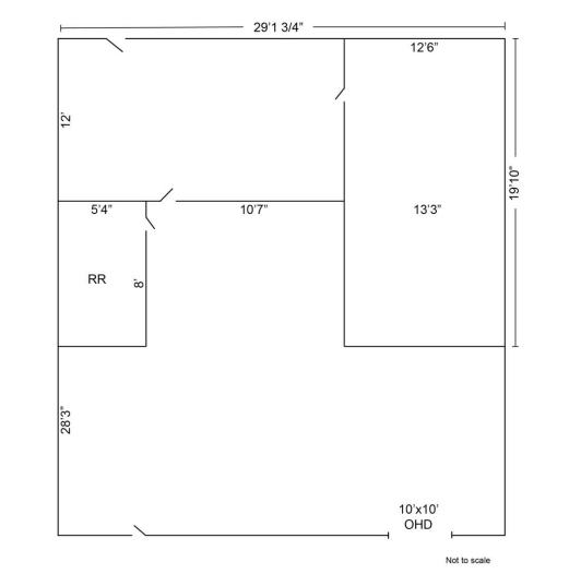 300-330 Detroit Ave, Monroe, MI à louer Plan d’étage– Image 1 sur 1