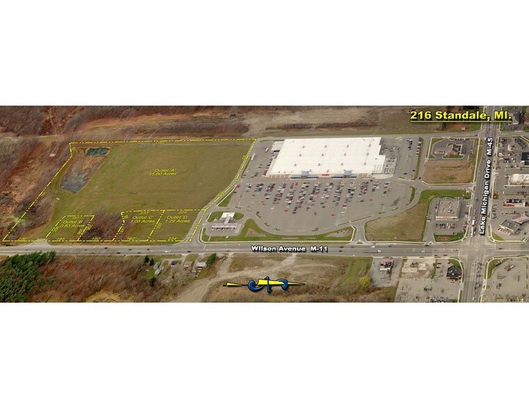 153 Wilson Ave NW, Grand Rapids, MI à louer - Aérien – Image 2 sur 2