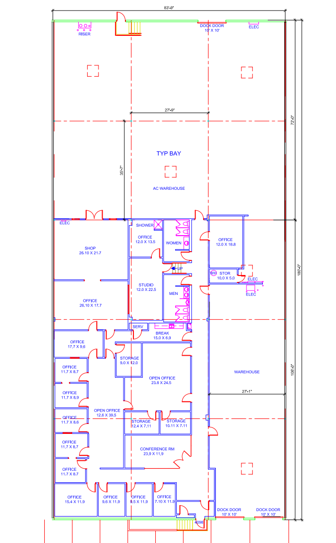 4040-4130 Lindbergh Dr, Addison, TX à louer Plan d’étage– Image 1 sur 1