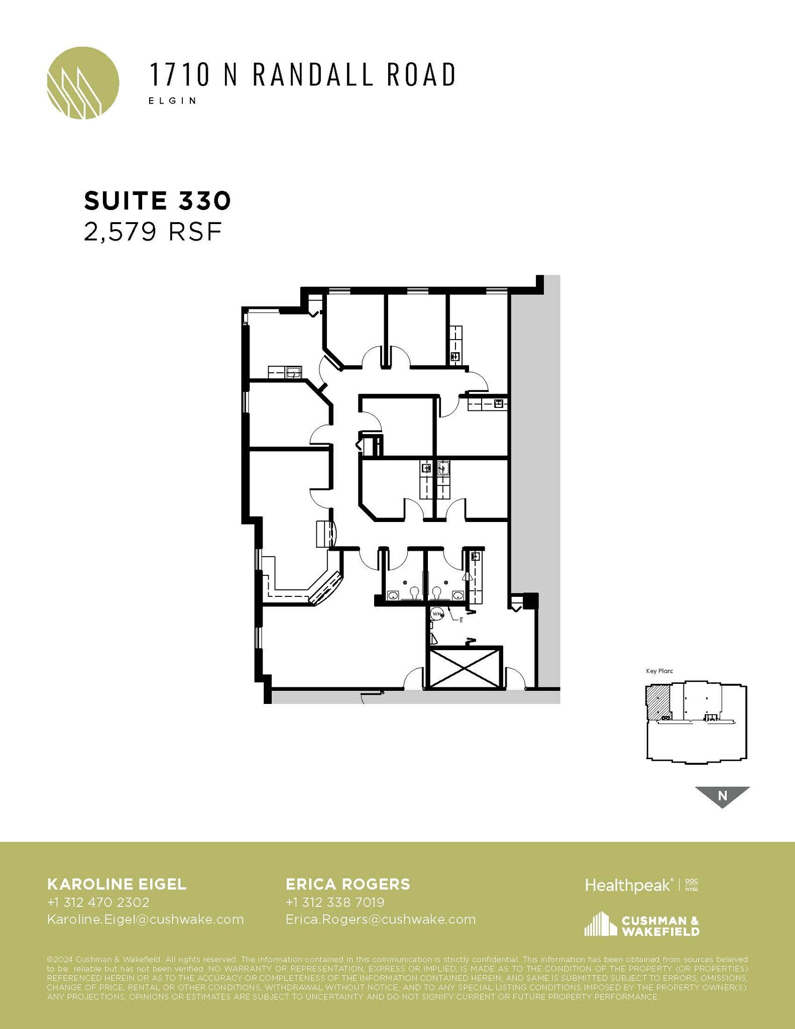 1710 N Randall Rd, Elgin, IL à louer Plan d’étage– Image 1 sur 1