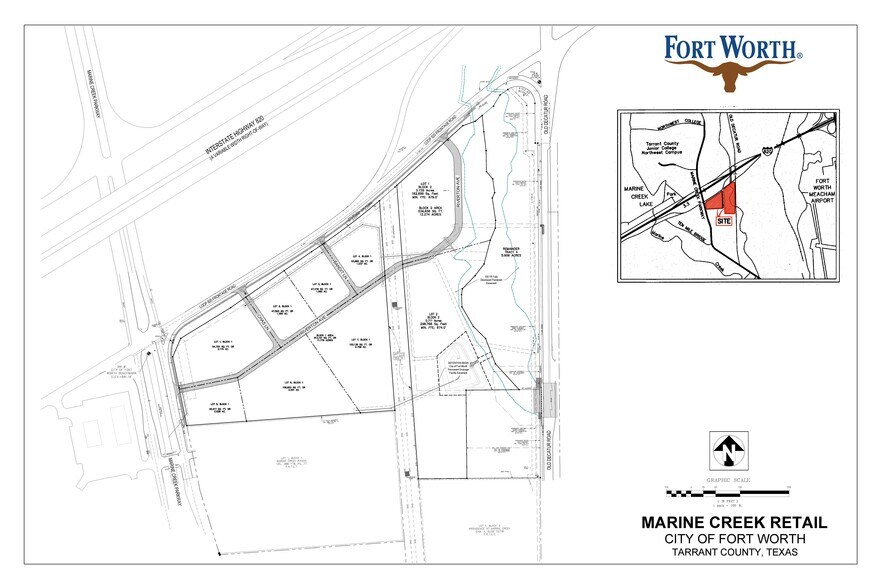 SEC I-820 & Marine Creek Pkwy, Fort Worth, TX à vendre - Plan cadastral – Image 2 sur 4