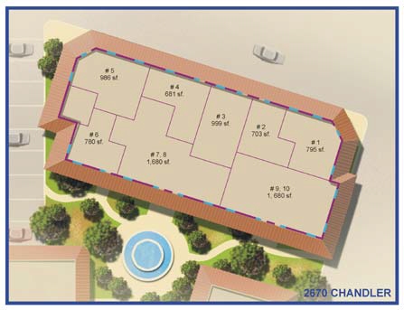 2670 Chandler Ave, Las Vegas, NV à louer Plan d’étage– Image 1 sur 6