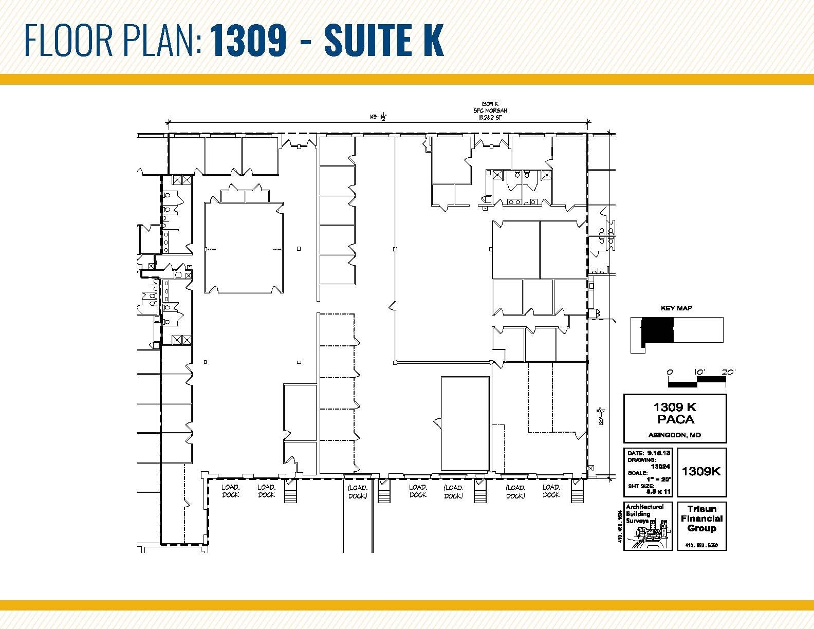 1301 Continental Dr, Abingdon, MD à louer Plan d’étage– Image 1 sur 1