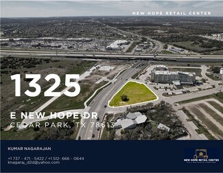 Plus de détails pour 1325 E New Hope Dr, Cedar Park, TX - Local commercial à louer