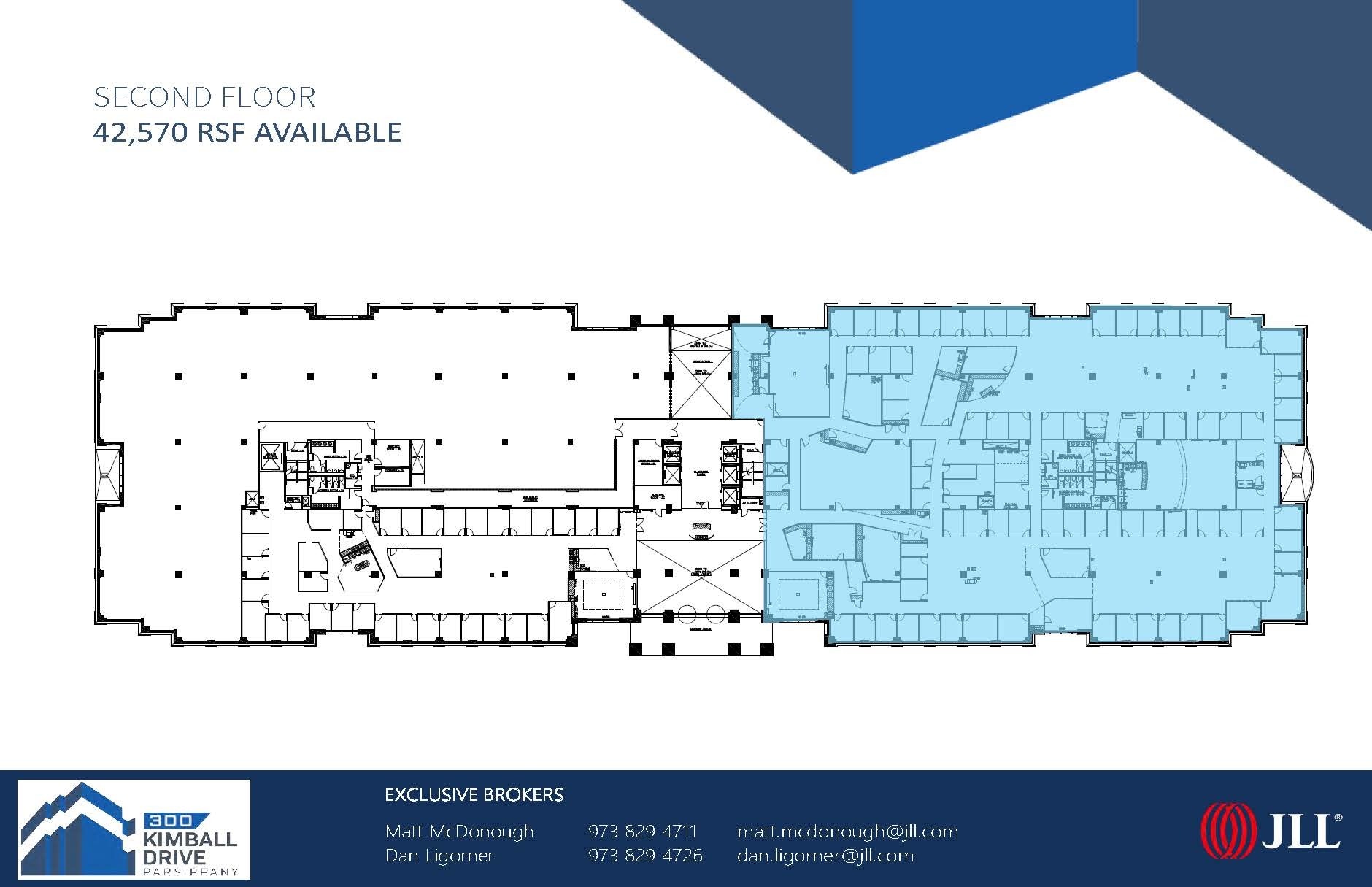 300 Kimball Dr, Parsippany, NJ à louer Plan d’étage– Image 1 sur 1