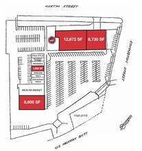 320-370 Covington St, Hillsboro, TX à louer Plan de site– Image 1 sur 1
