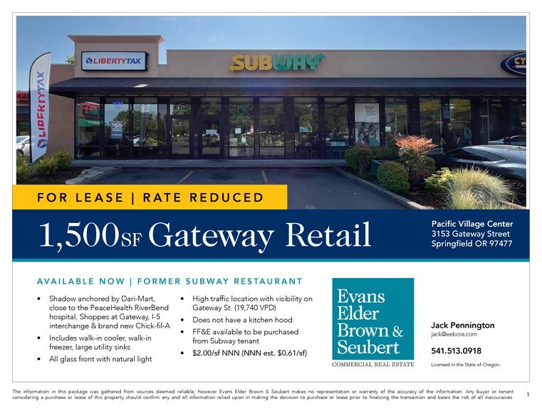 3125-3177 Gateway St, Springfield, OR à louer - Photo de l’immeuble – Image 2 sur 5
