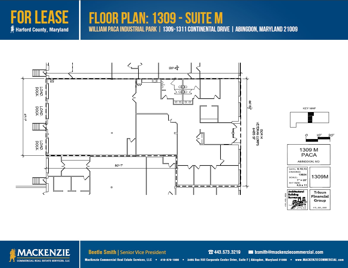 1301 Continental Dr, Abingdon, MD à louer Plan d’étage– Image 1 sur 1