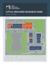 1712-1792 Little Orchard St, San Jose, CA à louer Plan de site– Image 2 sur 3