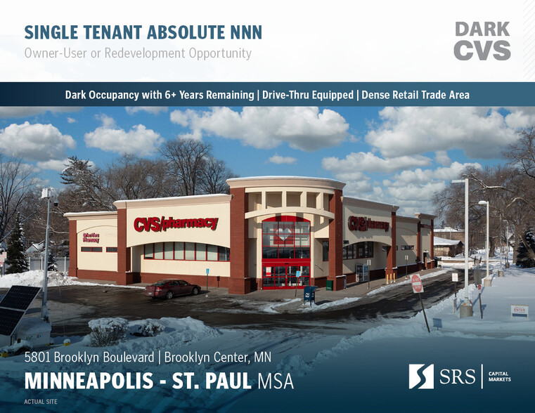 5801 Brooklyn Blvd, Brooklyn Center, MN à vendre - Photo de l’immeuble – Image 1 sur 9