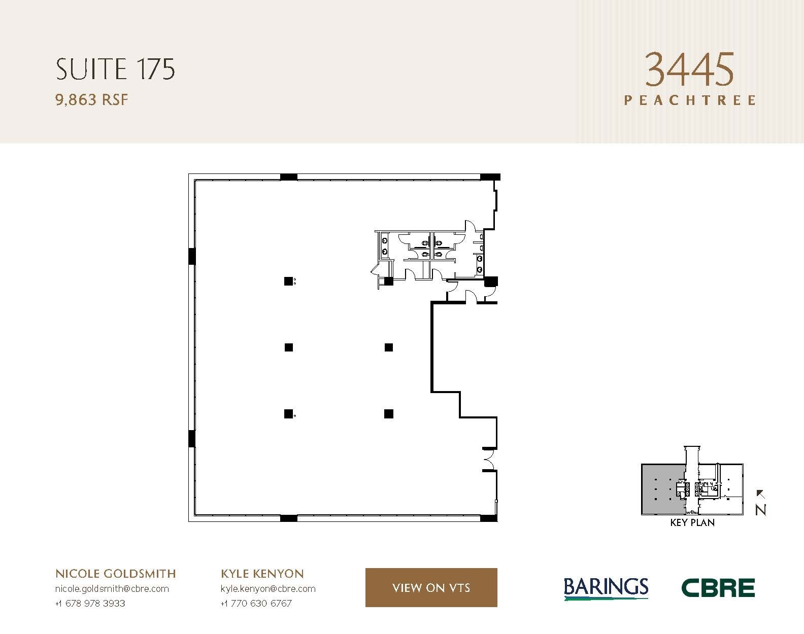 3445 Peachtree Rd NE, Atlanta, GA à louer Plan d’étage– Image 1 sur 1