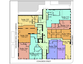 75 Congress St, Portsmouth, NH à louer Plan d’étage– Image 1 sur 4
