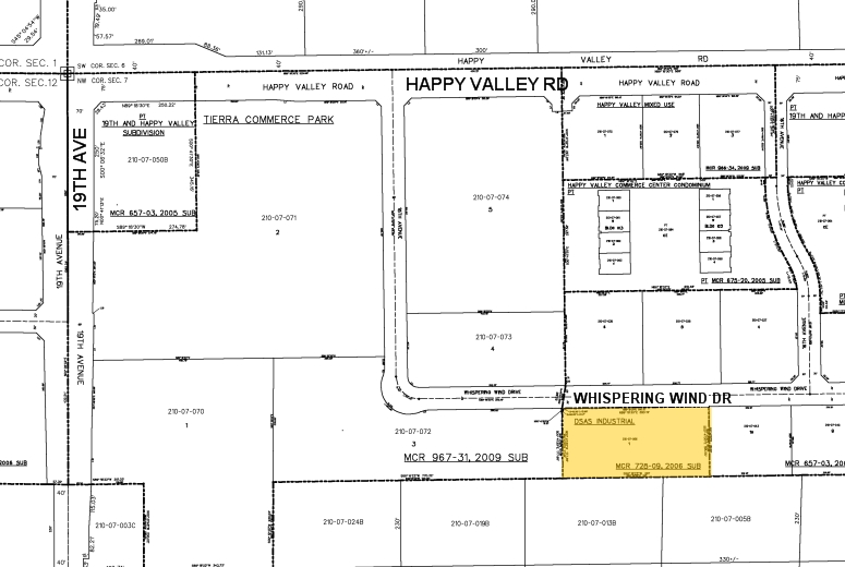 1611 W Whispering Wind Dr, Phoenix, AZ à louer - Plan cadastral – Image 2 sur 2