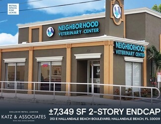 Plus de détails pour 311-313 E Hallandale Beach Blvd, Hallandale Beach, FL - Local commercial à louer