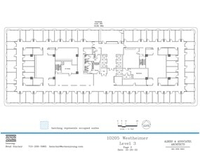 10205 Westheimer Rd, Houston, TX à louer Plan de site– Image 1 sur 2