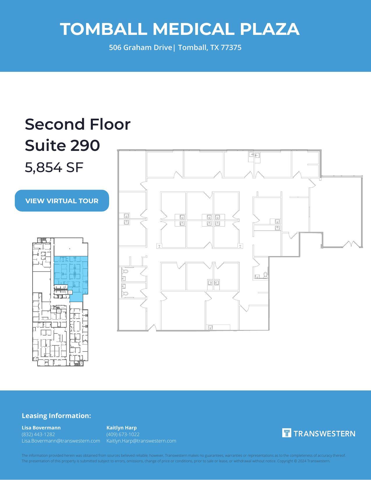 506 Graham Dr, Tomball, TX à louer Plan d’étage– Image 1 sur 1