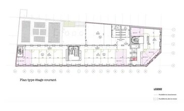 163 Rue Saint-Maur, Paris à louer Plan d’étage– Image 1 sur 1