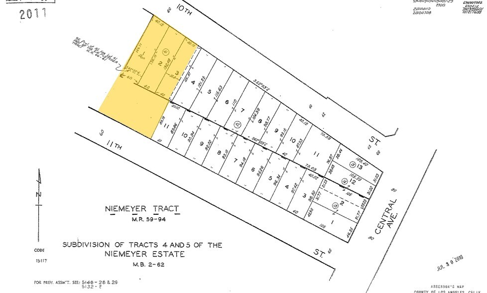1010 E 10th St, Los Angeles, CA à vendre - Plan cadastral – Image 3 sur 3