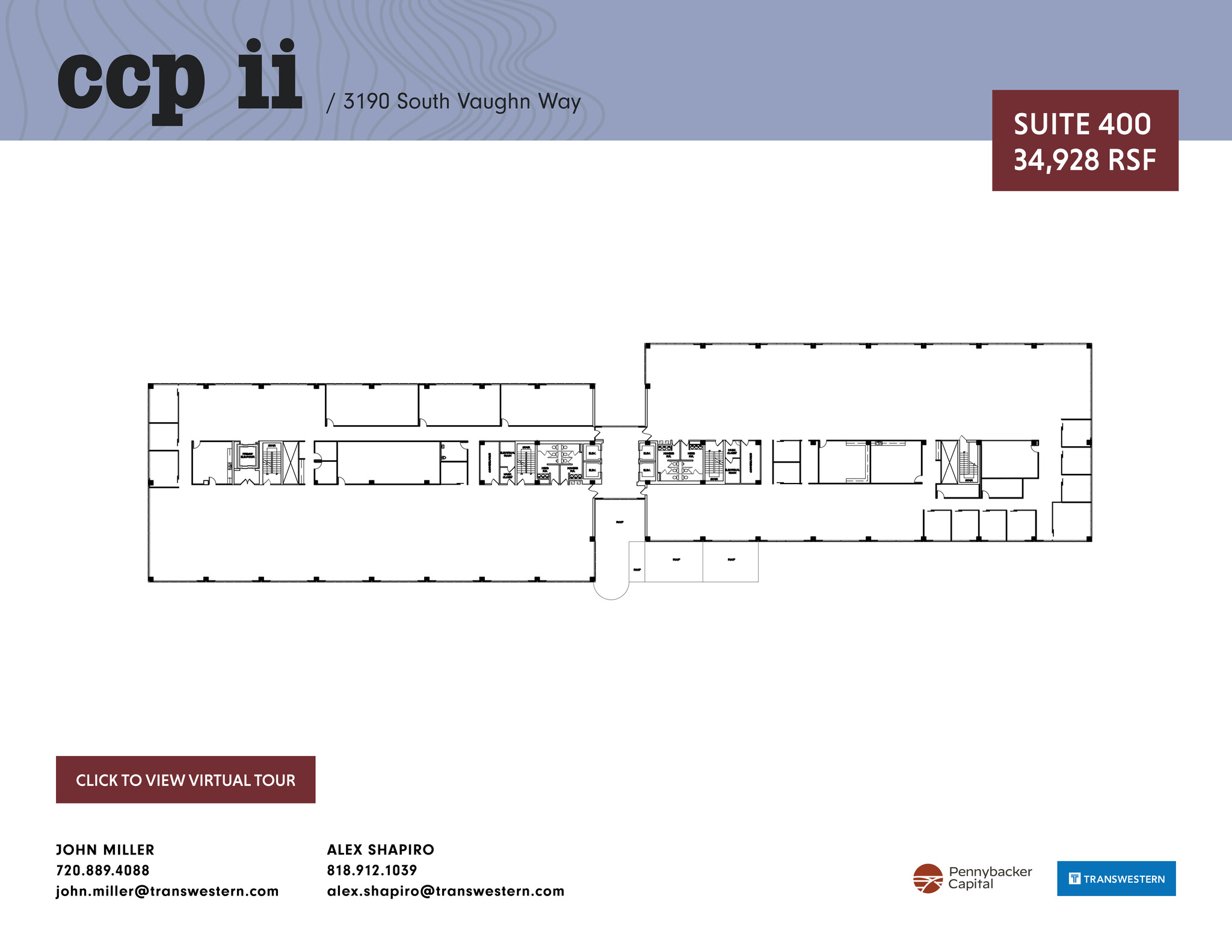 3131 S Vaughn Way, Aurora, CO à louer Plan d’étage type– Image 1 sur 2