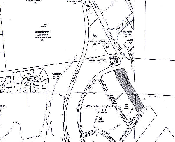 3704 Kennett Pike, Greenville, DE à louer - Plan cadastral – Image 3 sur 19