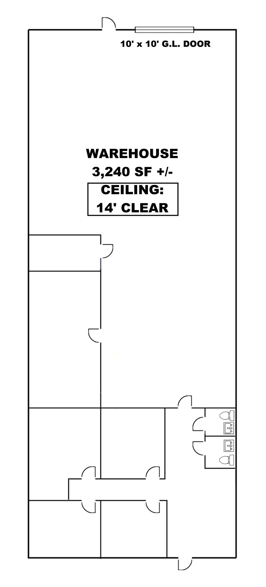 2601-2621 Aero Dr, Grand Prairie, TX à louer Plan d’étage– Image 1 sur 1