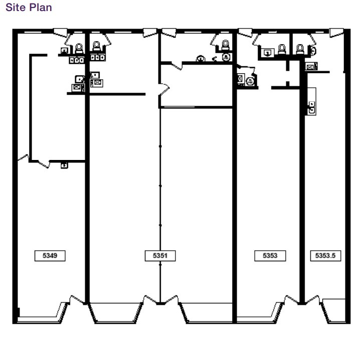 5349-53.5 W Belmont Ave, Chicago, IL à louer Plan d’étage– Image 1 sur 2