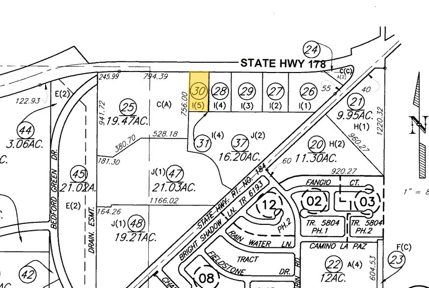10615 Highway 178, Bakersfield, CA à vendre - Plan cadastral – Image 2 sur 2
