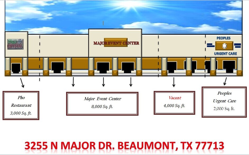 3255 N Major Dr, Beaumont, TX à louer - Photo de l’immeuble – Image 2 sur 11