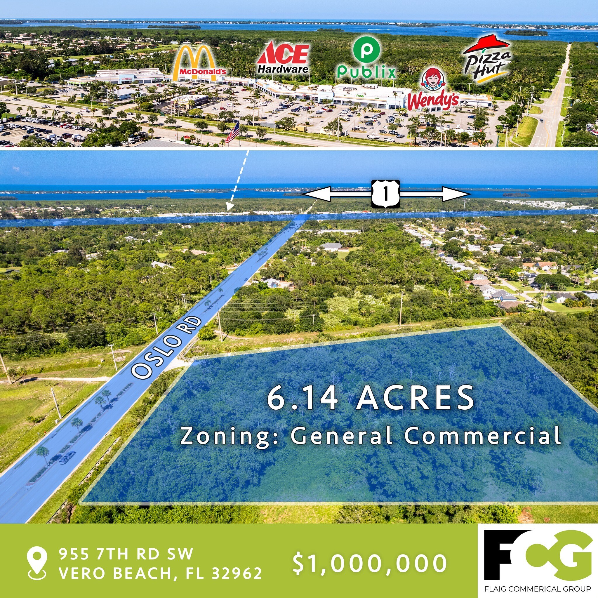 955 7th Rd SW, Vero Beach, FL à vendre Aérien– Image 1 sur 7