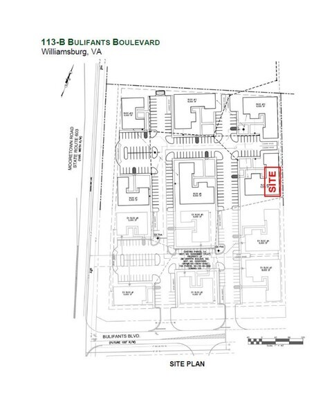 113 Bulifants Blvd, Williamsburg, VA à louer - Plan de site – Image 1 sur 19