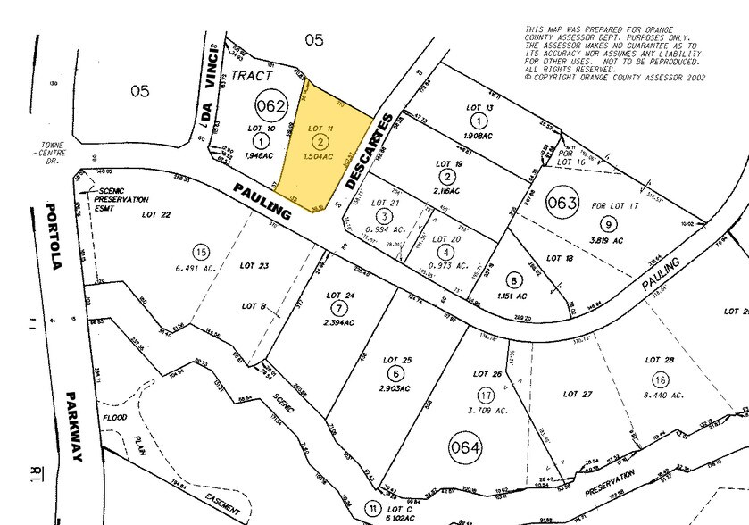 19751 Descartes, Foothill Ranch, CA à louer - Plan cadastral – Image 3 sur 4