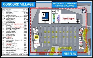 Plus de détails pour 3201-3209 S Cobb Dr, Smyrna, GA - Local commercial à louer
