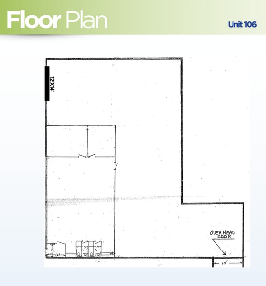 100-112 Terrace Dr, Mundelein, IL à louer - Plan d’étage – Image 2 sur 3