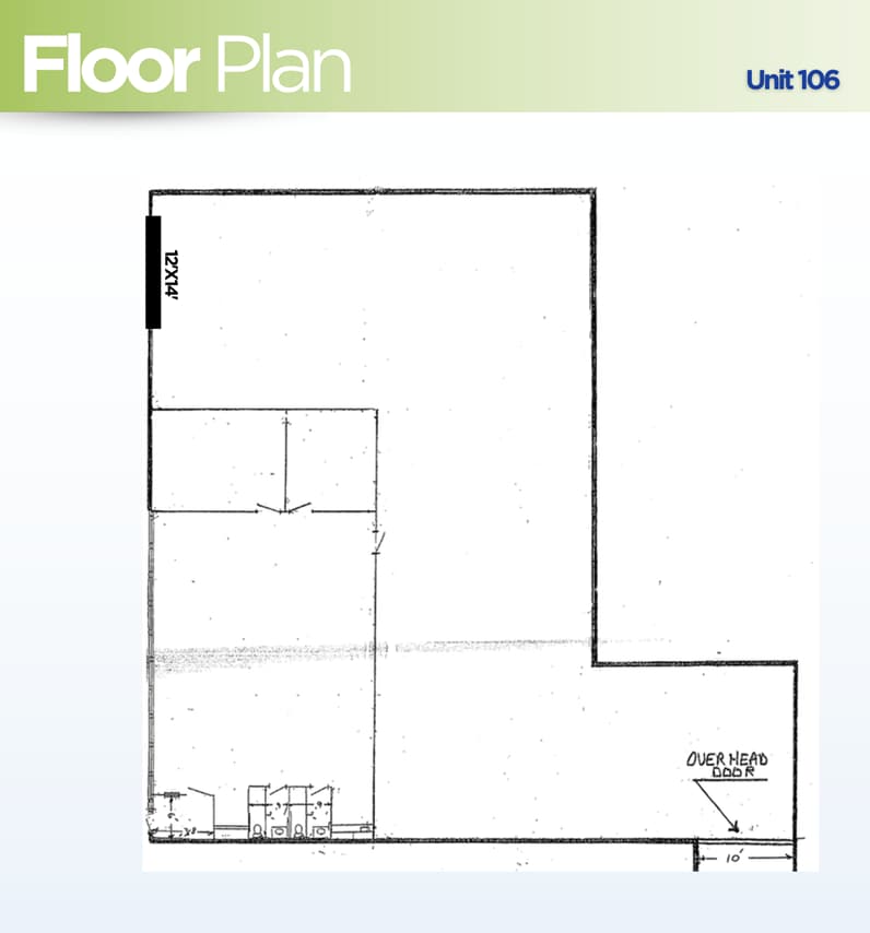 100-112 Terrace Dr, Mundelein, IL à louer Plan d’étage– Image 1 sur 1
