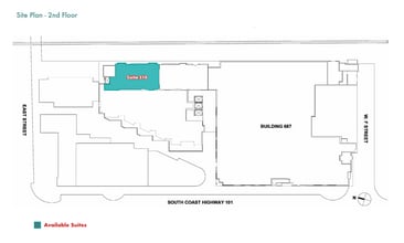687 S Coast Hwy 101, Encinitas, CA à louer Plan d’étage– Image 1 sur 1