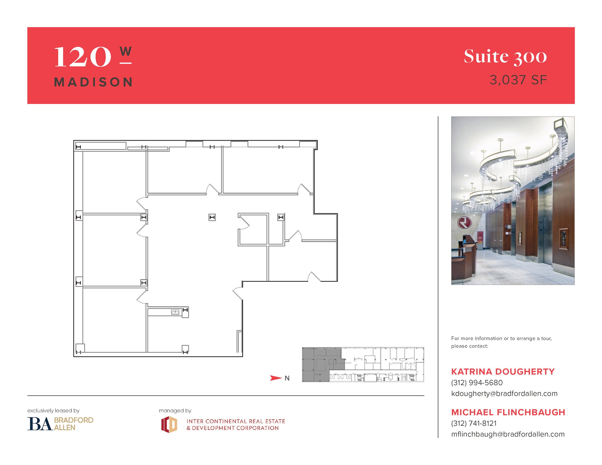 120 W Madison St, Chicago, IL à louer Plan d’étage– Image 1 sur 3