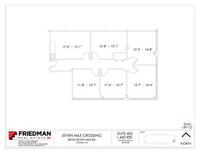 38705 7 Mile Rd, Livonia, MI à louer Plan d’étage– Image 1 sur 2