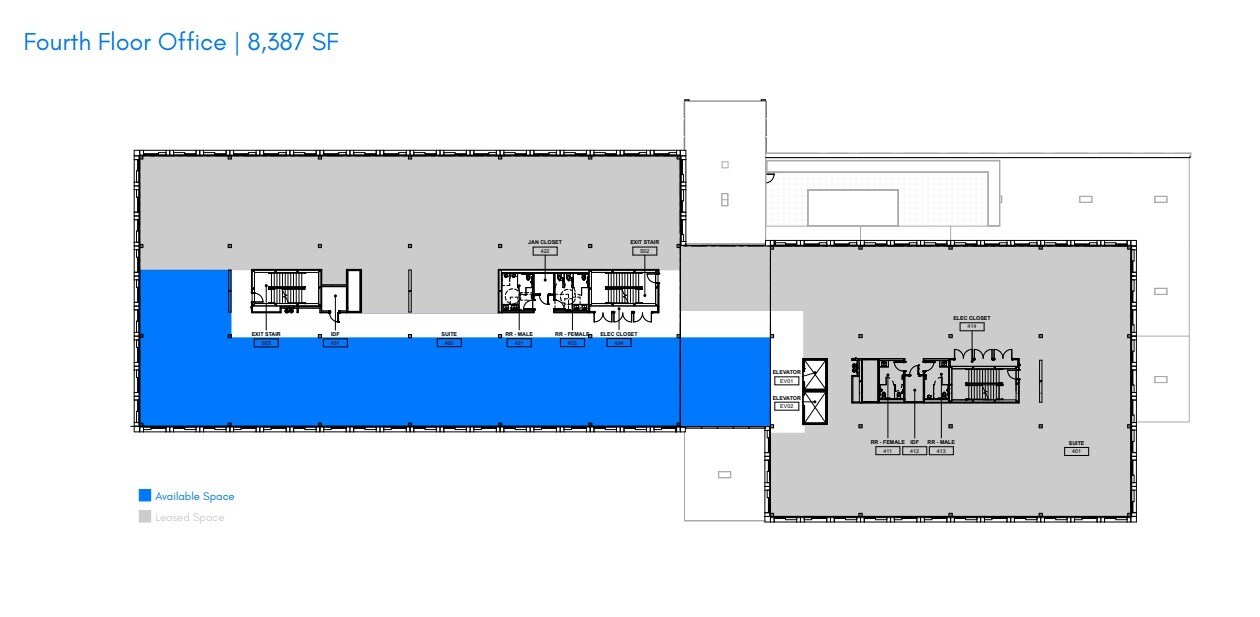 601 E Riverside Ave, Spokane, WA à louer Plan d’étage– Image 1 sur 1
