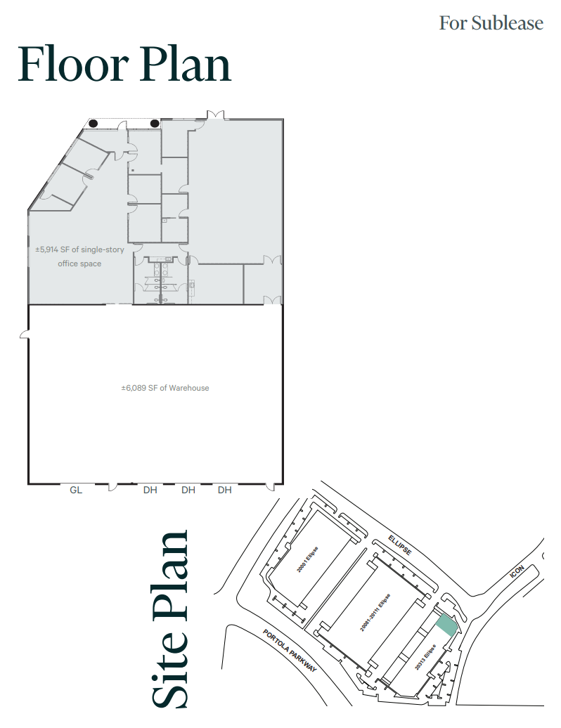 20131 Ellipse, Foothill Ranch, CA à louer Plan d’étage– Image 1 sur 1