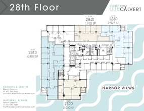 111 S Calvert St, Baltimore, MD à louer Plan d’étage– Image 1 sur 1