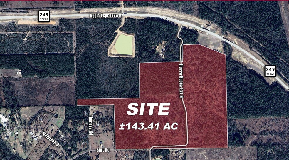 SH 249 Aggie Expy, Navasota, TX à vendre - Aérien – Image 2 sur 9