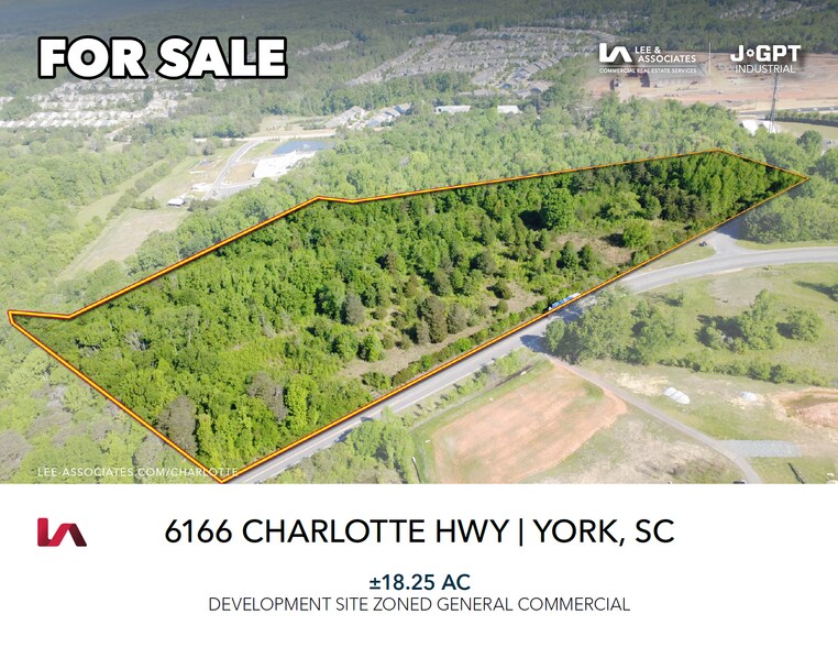 6166 Charlotte Hwy, York, SC à vendre - Photo de l’immeuble – Image 1 sur 8