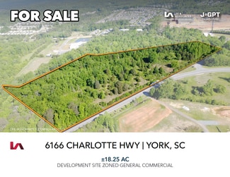 Plus de détails pour 6166 Charlotte Hwy, York, SC - Terrain à vendre