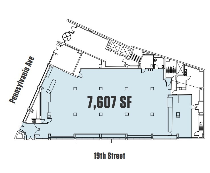 1901 Pennsylvania Ave NW, Washington, DC à louer Plan de site– Image 1 sur 1